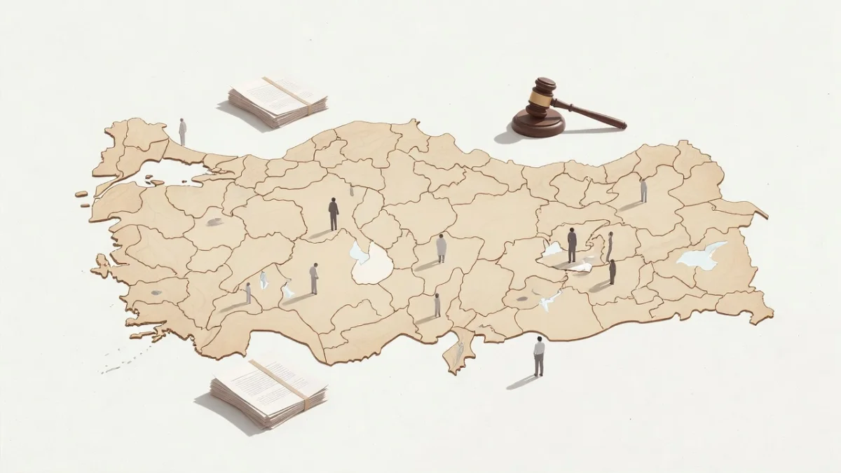 Ahbap Derneği soruşturmasında 45 şüpheli mahkemeye sevk edildi — temsilî illüstrasyon