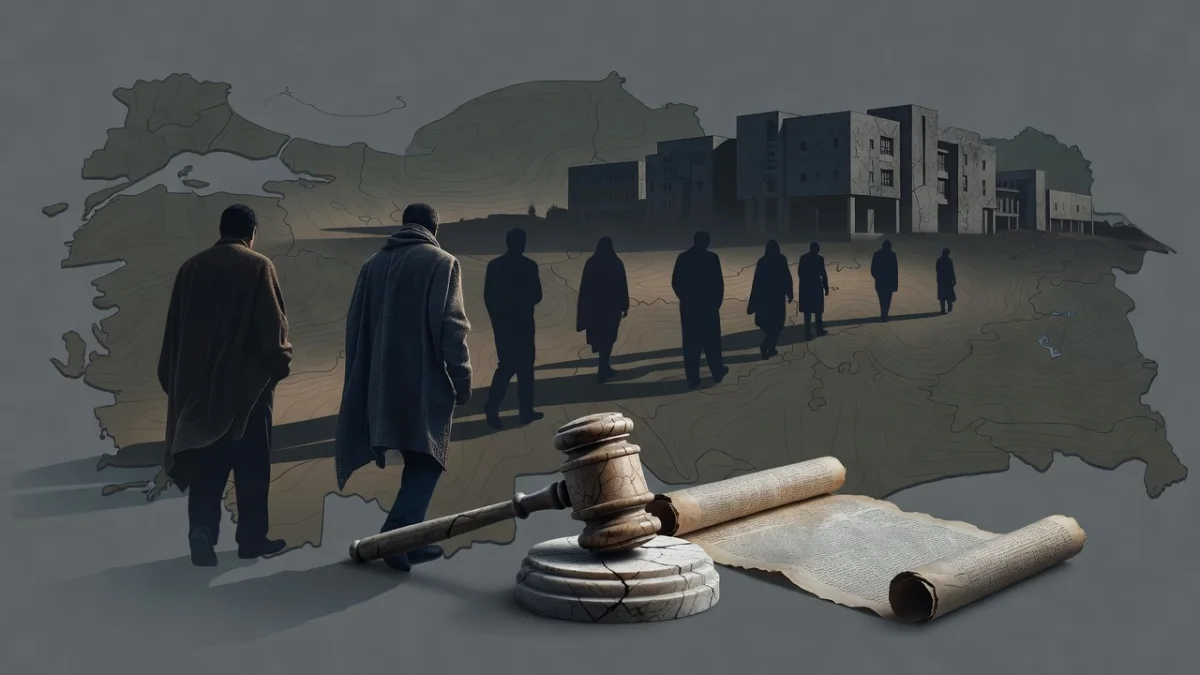 Davutoğlu Ankara Adliyesi'nde ifade verdi — temsilî illüstrasyon