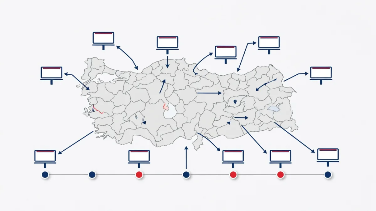 Dijital gönüllülük platformu için ülke genelinde billboard kampanyası — infografik