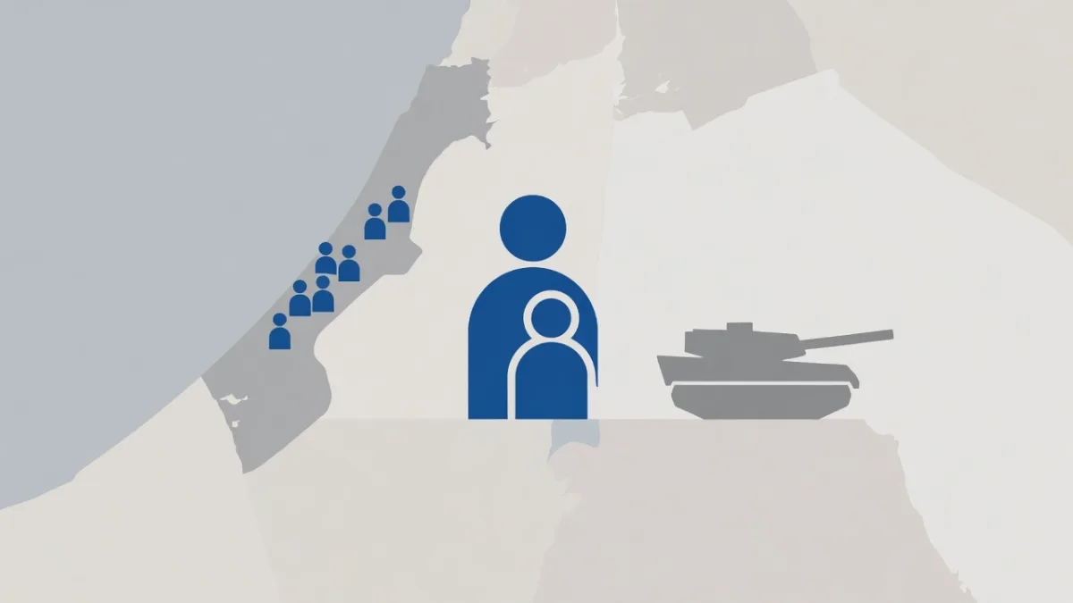 Gazze'de İsrail saldırılarında 5 Filistinli öldü — Dünya konulu temsilî görsel, yapay zekâ ile üretilmiştir