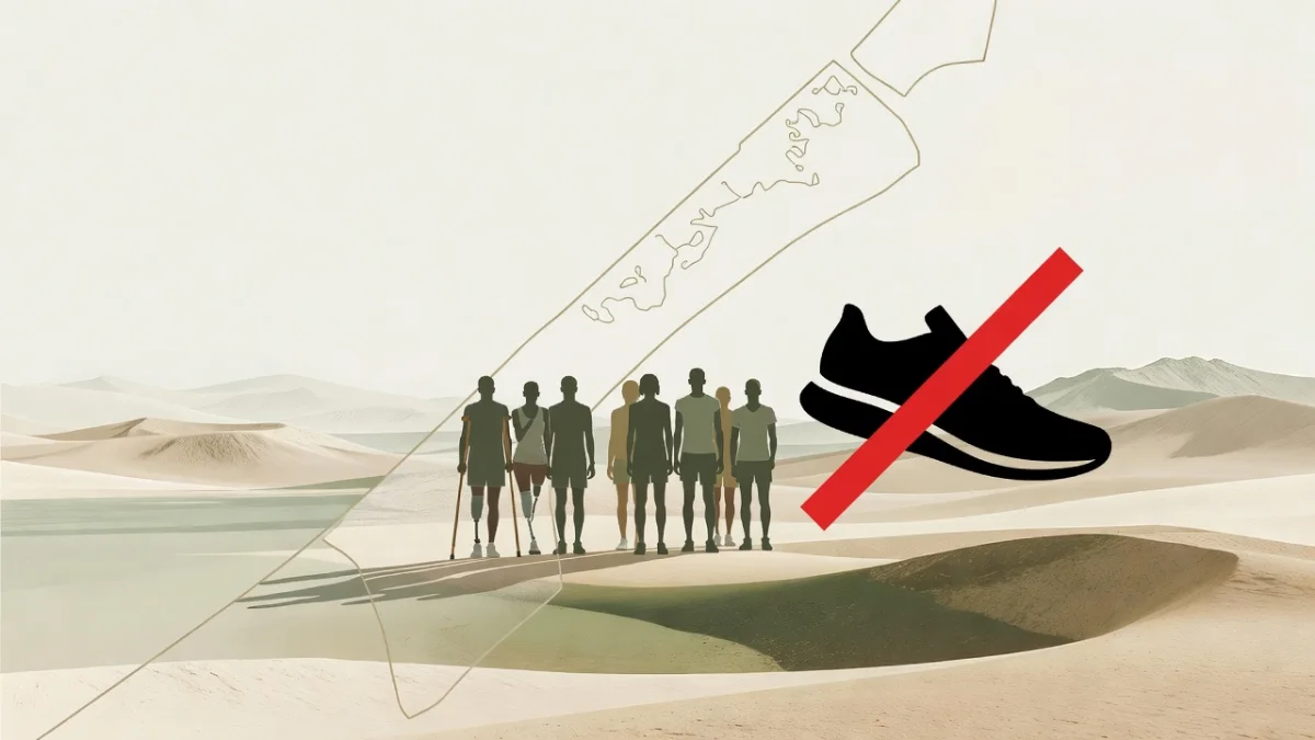 Gazze'deki Engelli Sporcular Adidas'ı Protesto Ediyor — temsilî illüstrasyon