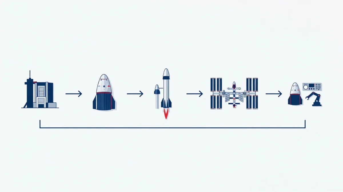 NASA ve SpaceX, Crew-13 mürettebatını ISS'ye gönderdi — infografik