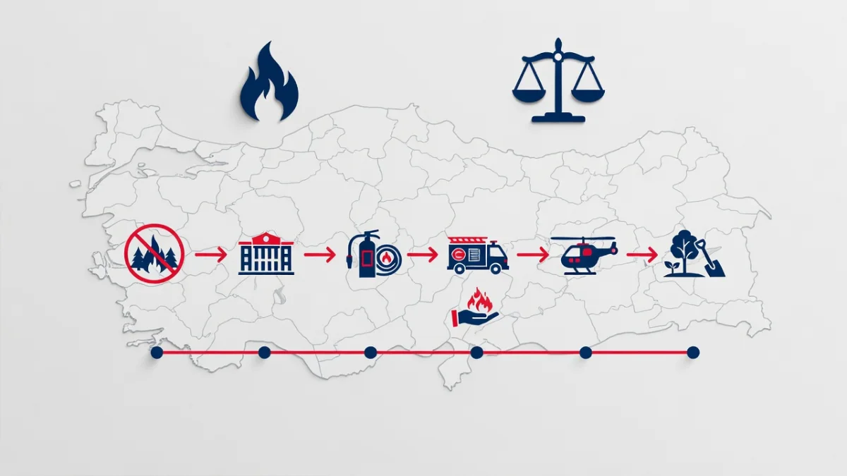 Orman yangınlarıyla mücadele için yeni yönetmelik yürürlüğe girdi — infografik