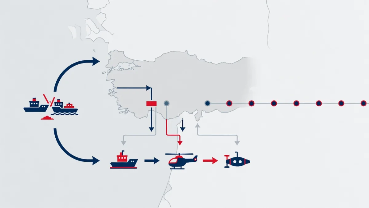 Silivri açıklarında batan geminin arama çalışmaları devam ediyor — infografik