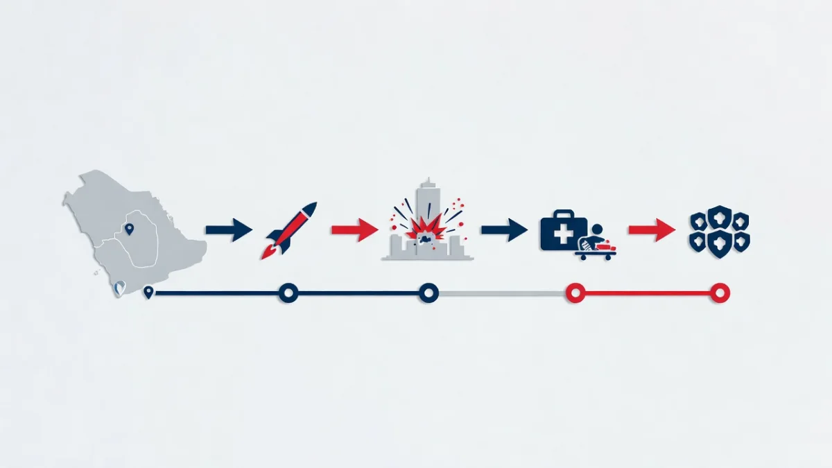 Suudi Arabistan'da Husi saldırısında 73 kişi yaralandı — infografik